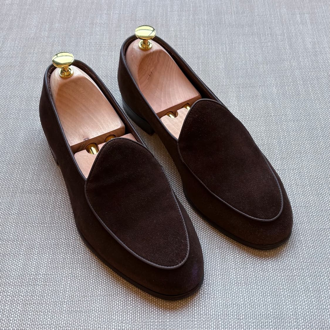 [265] Berwick 4950 벨지안 다크 브라운 스웨이드 로퍼 상품이미지1