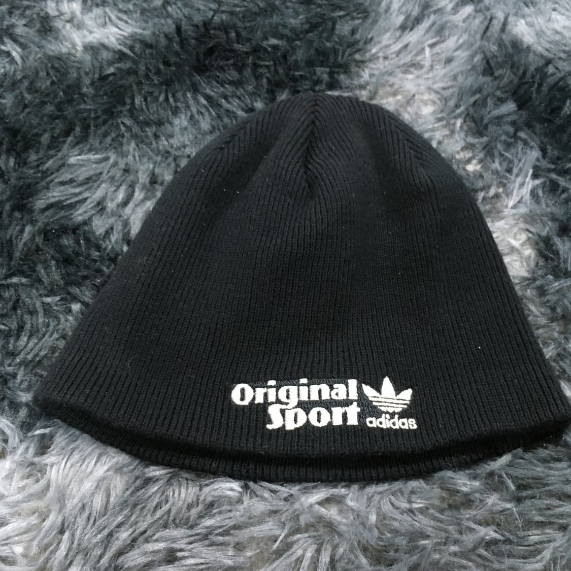 투티/A0 adidas original sport 비니 블랙 빈티지 자수 상품이미지2