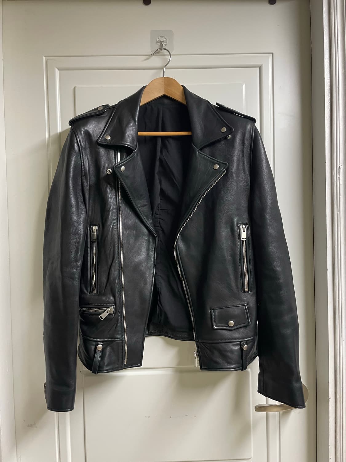 이탈리아산 양가죽 100% / 라이더 재킷 (Made in Italy) 상품이미지1