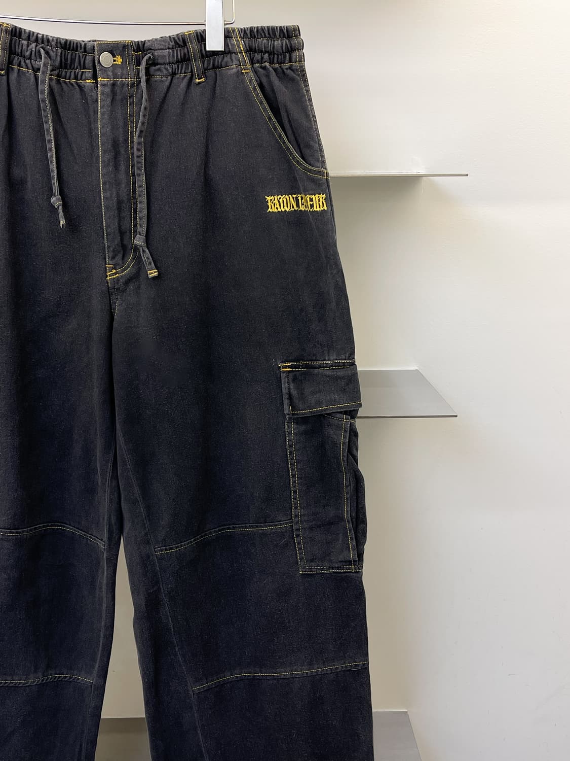 Raton Laveur 90s 콘트라스트 스티치 팬츠 상품이미지4