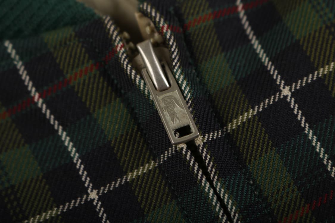 [L] 90's 라코스테 체크 블루종 자켓 상품이미지3