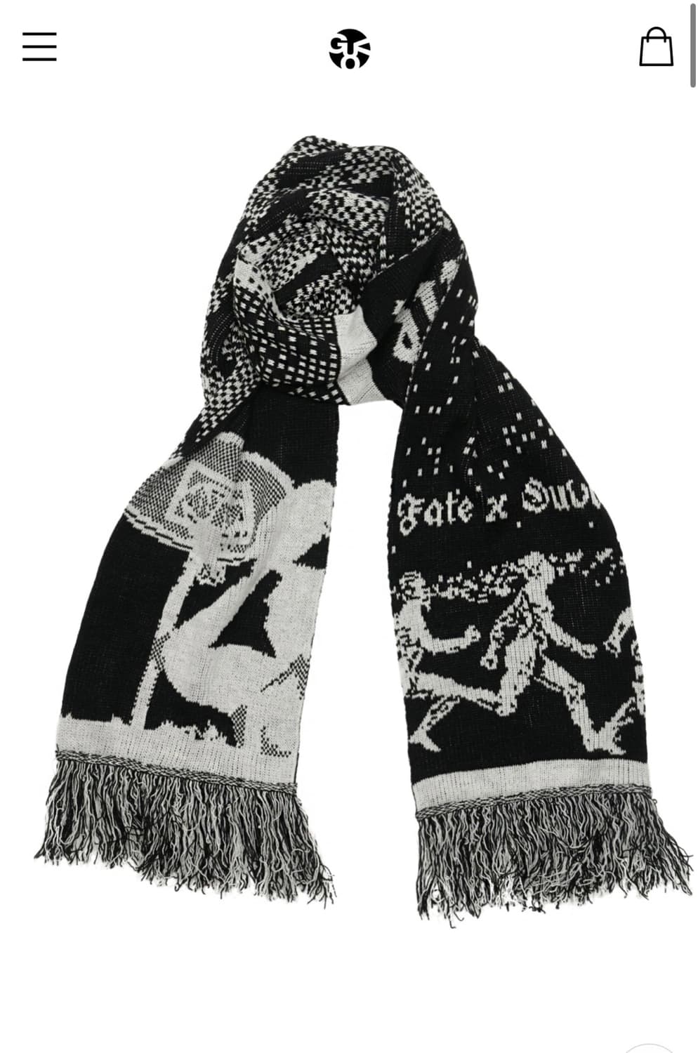 구보x페이크매거진 콜라보 머플러 상품이미지1