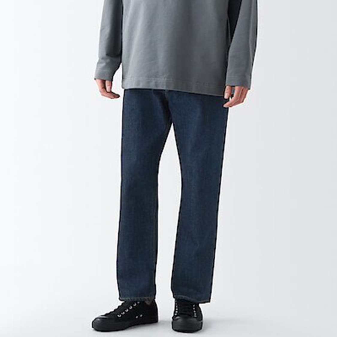 [31~32] 무인양품 LABO 테이퍼드진 데님 청바지 상품이미지2