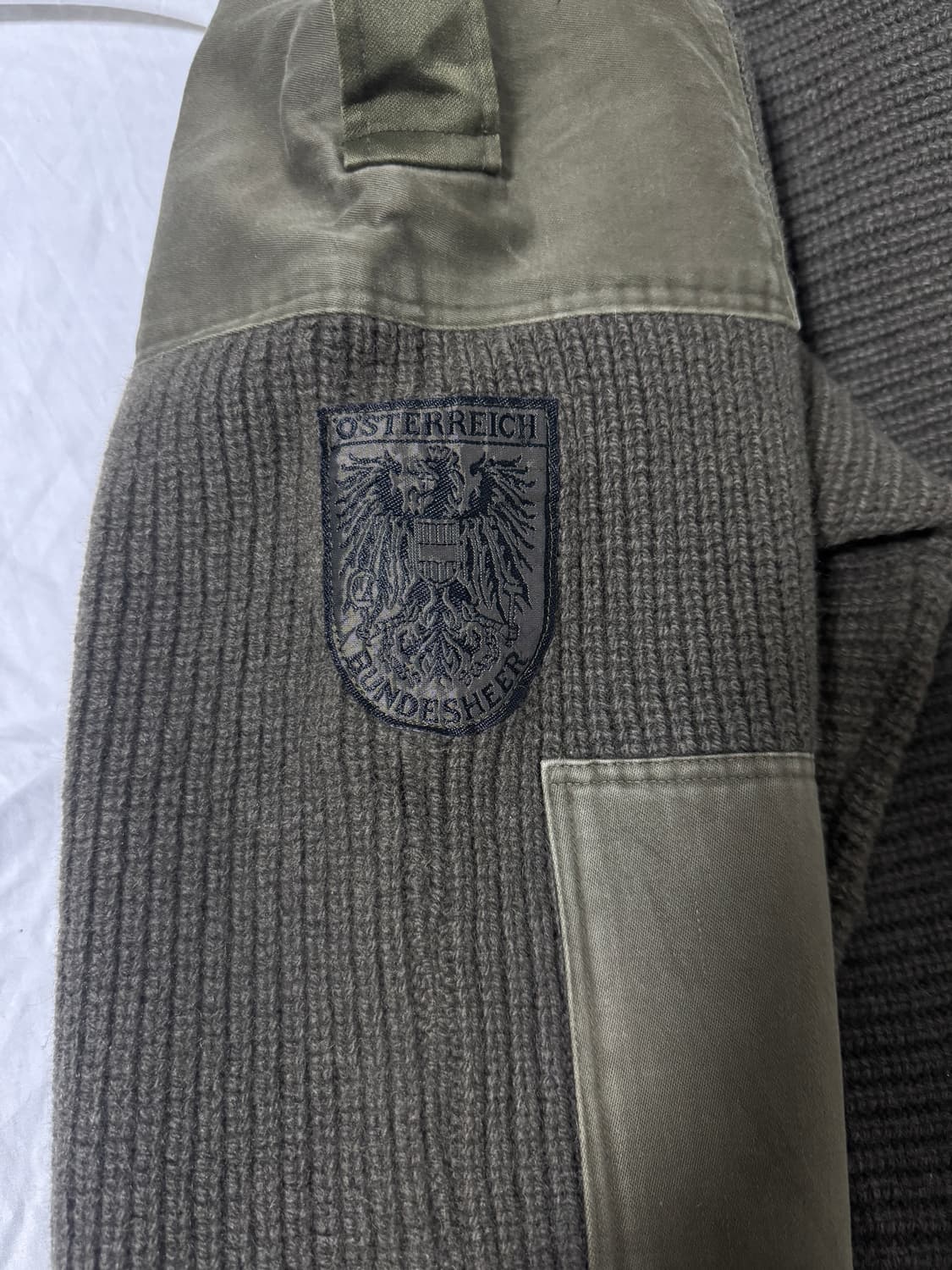 70s 오스트리아군 헤비울 코만도 니트 밀리터리 상품이미지5