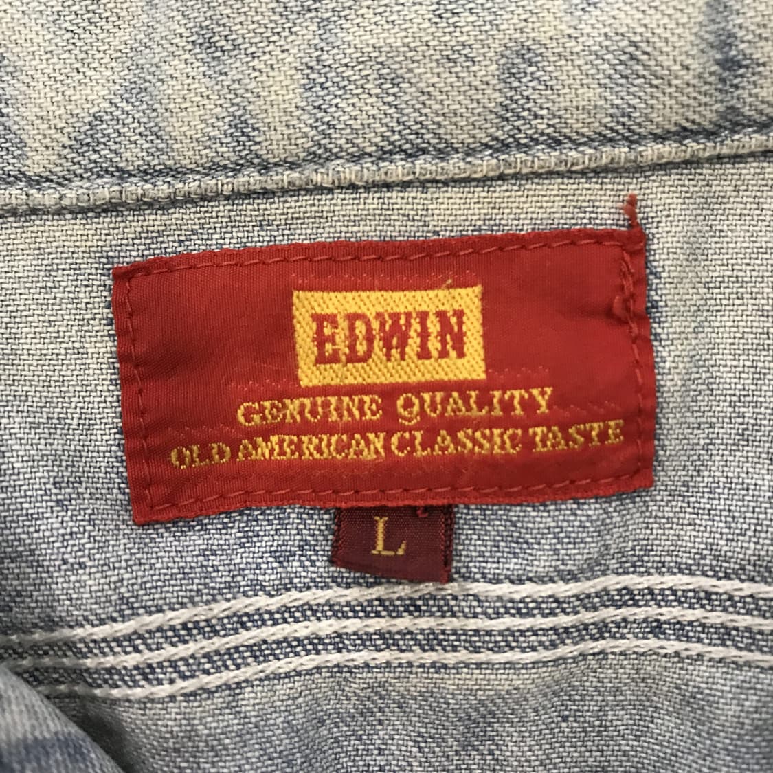 EDWIN 에드윈 샴브레이 셔츠 [L] 상품이미지5