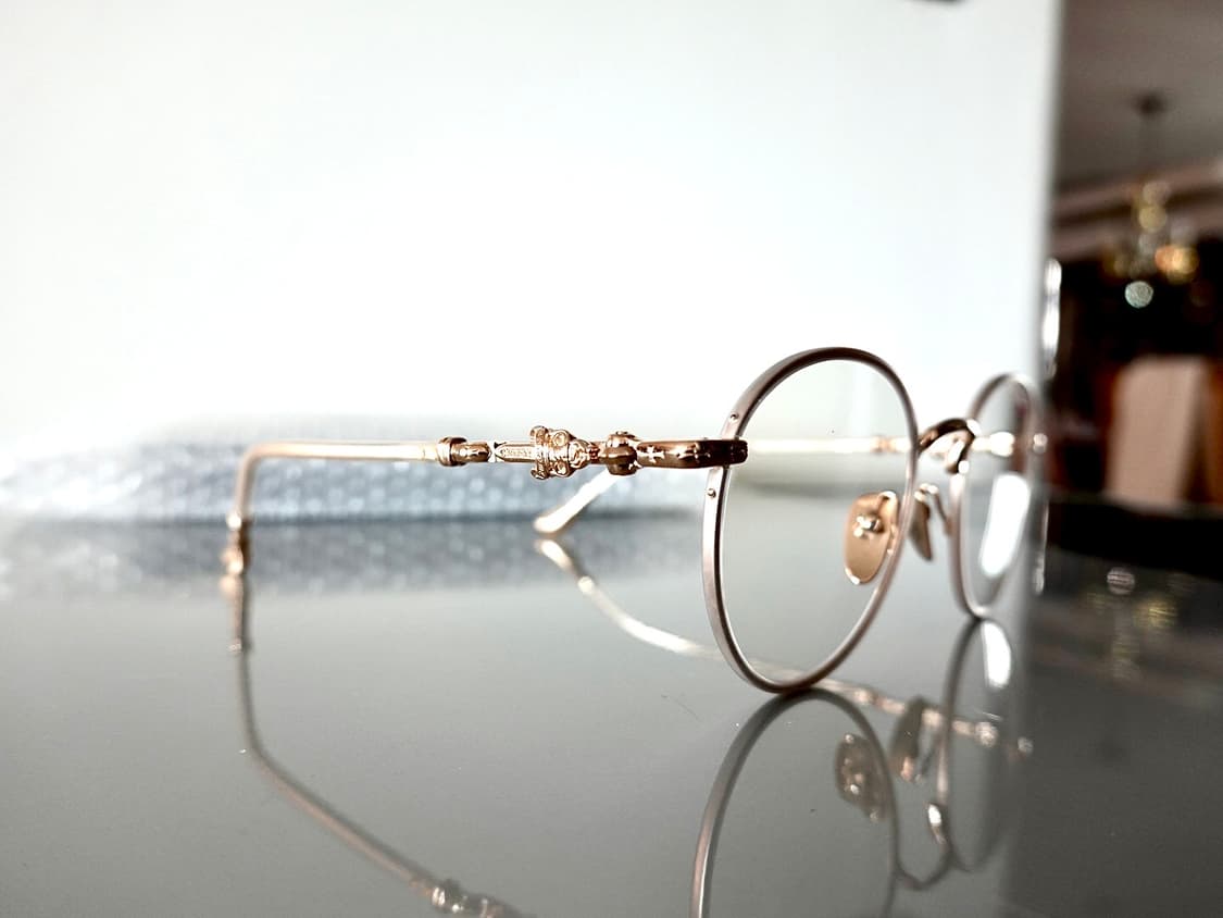 크롬하츠 퍼킨 크리스탈/골드 안경 상품이미지5