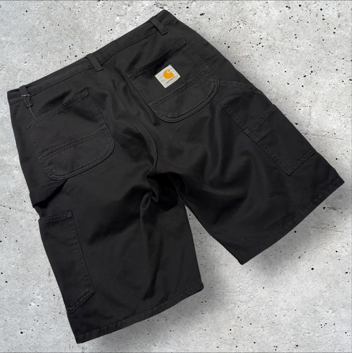 [28] 칼하트 WIP 싱글니 블랙 반바지 팬츠 C630 상품이미지1