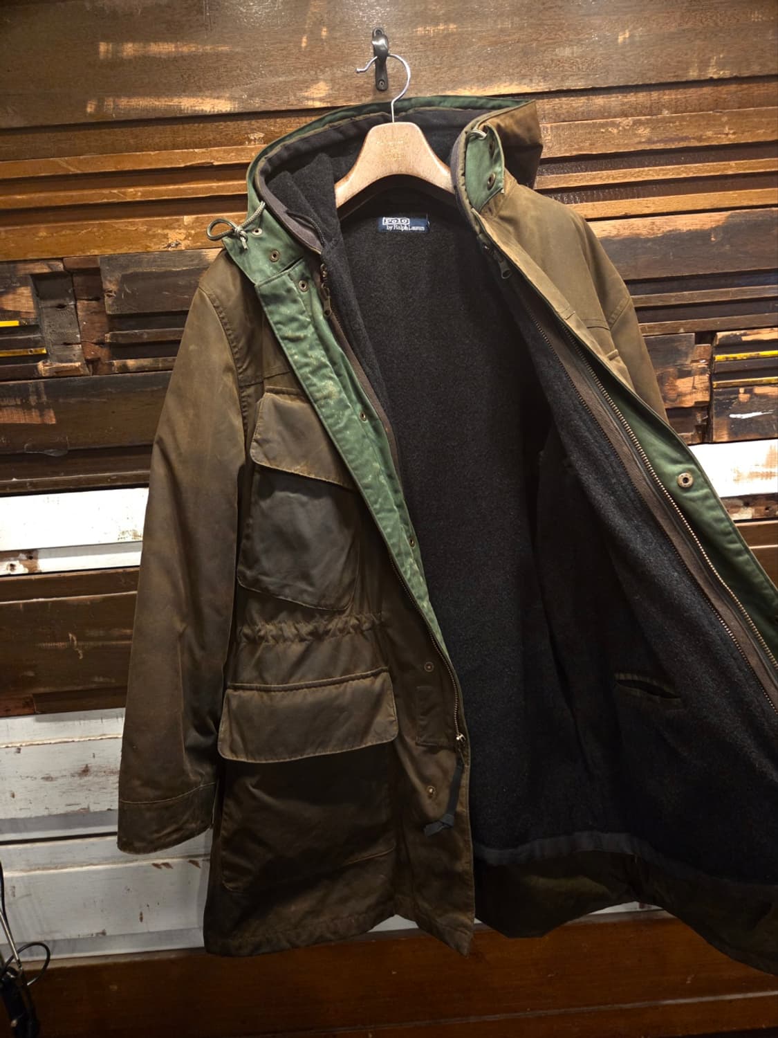 90'S 폴로랄프로렌 왁스코팅코트 상품이미지9