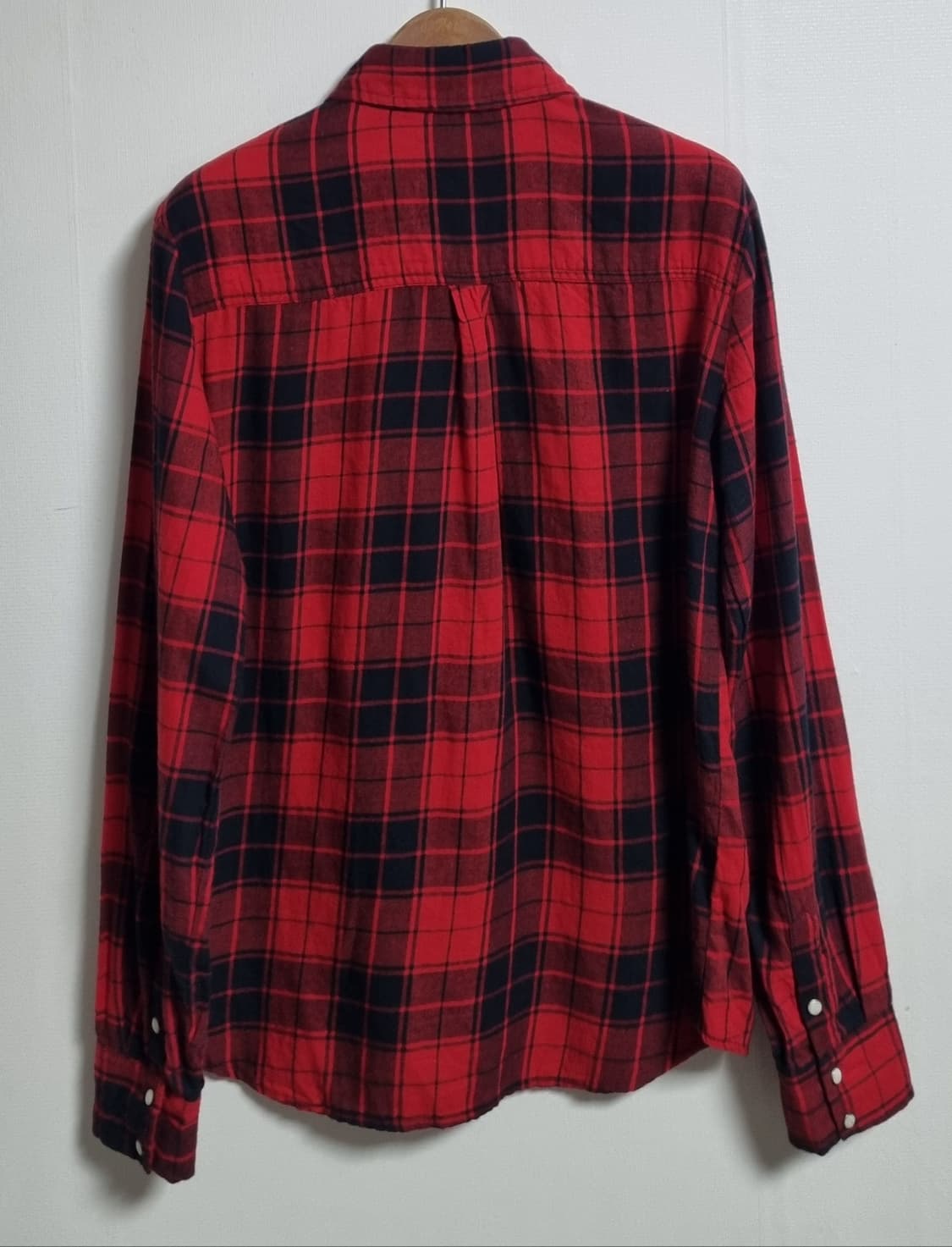 XS ) ZARA 자라 레드 체크셔츠 상품이미지3