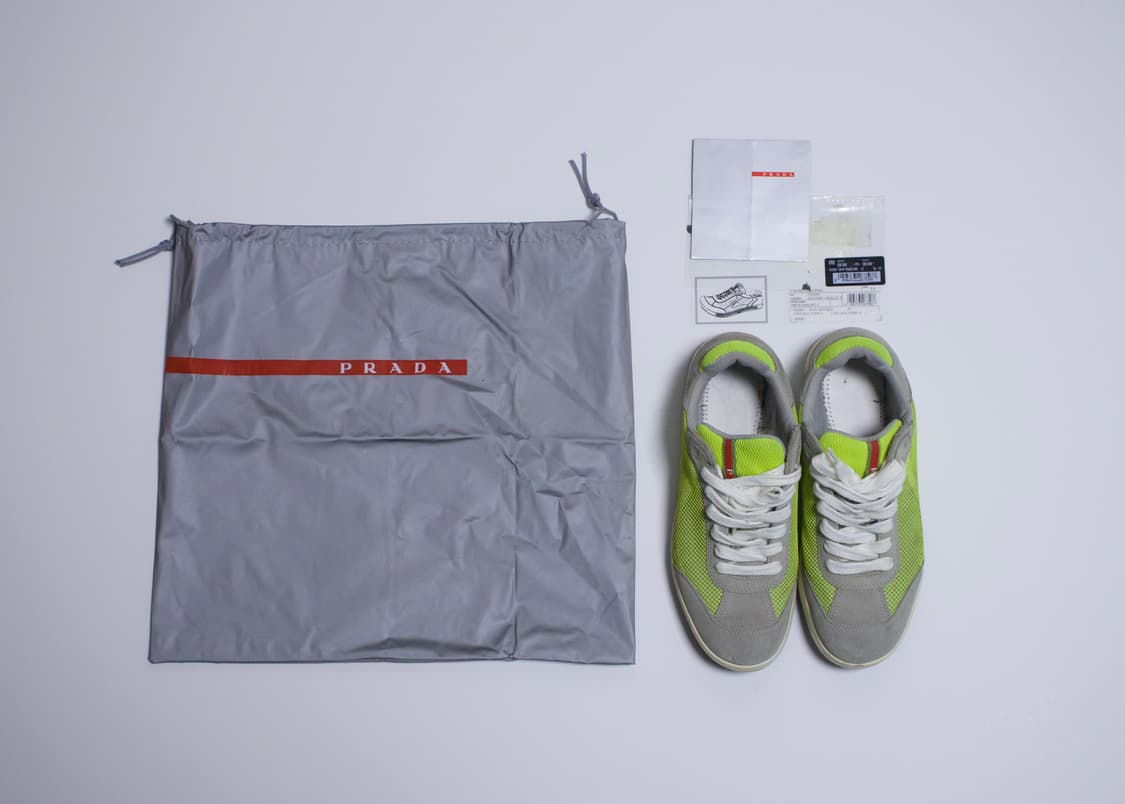 Prada row cut sneakers 상품이미지1