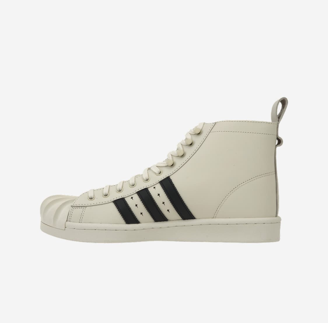 아디다스 x 떠그 클럽 슈퍼스타 부츠 럭스 오프 화이트 코어 블랙 상품이미지3