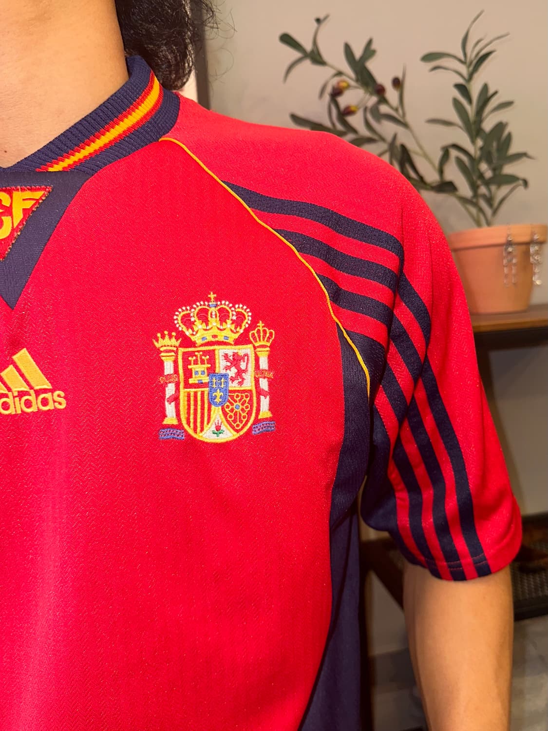 98-99’s Adidas Spain Home Uniform Jersey 상품이미지5