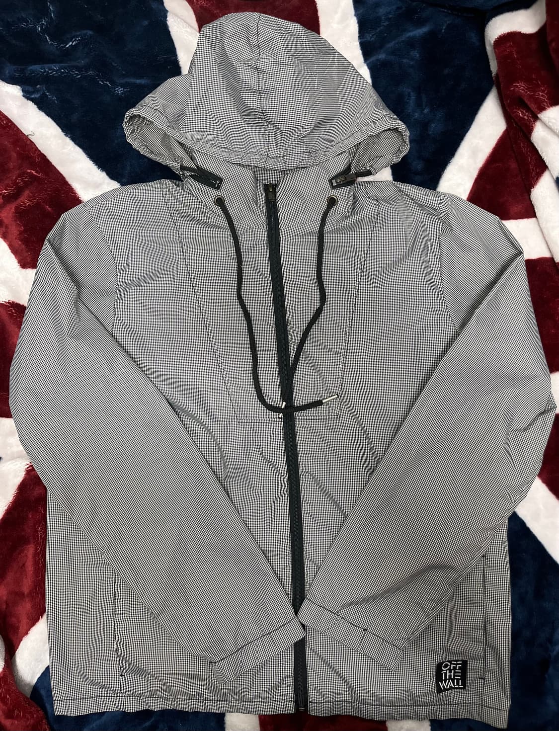 반스 체크 바람막이 100~105 상품이미지1