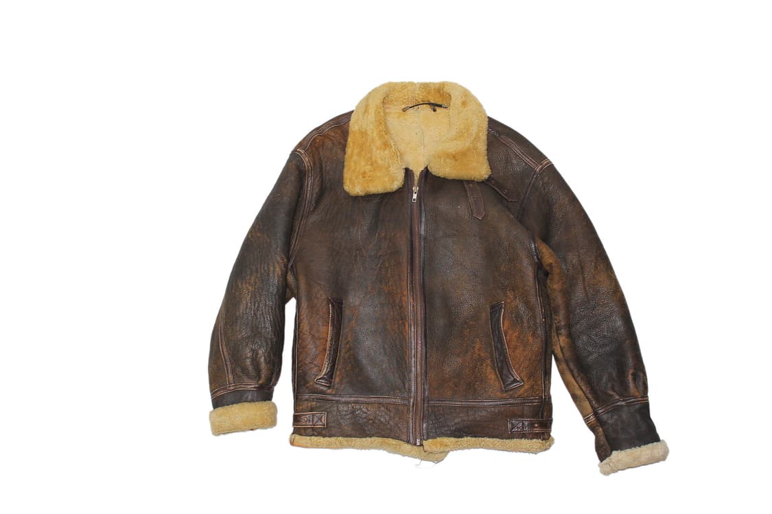 1990s USA Sheepskin B-3 Flight Jacket 상품이미지1