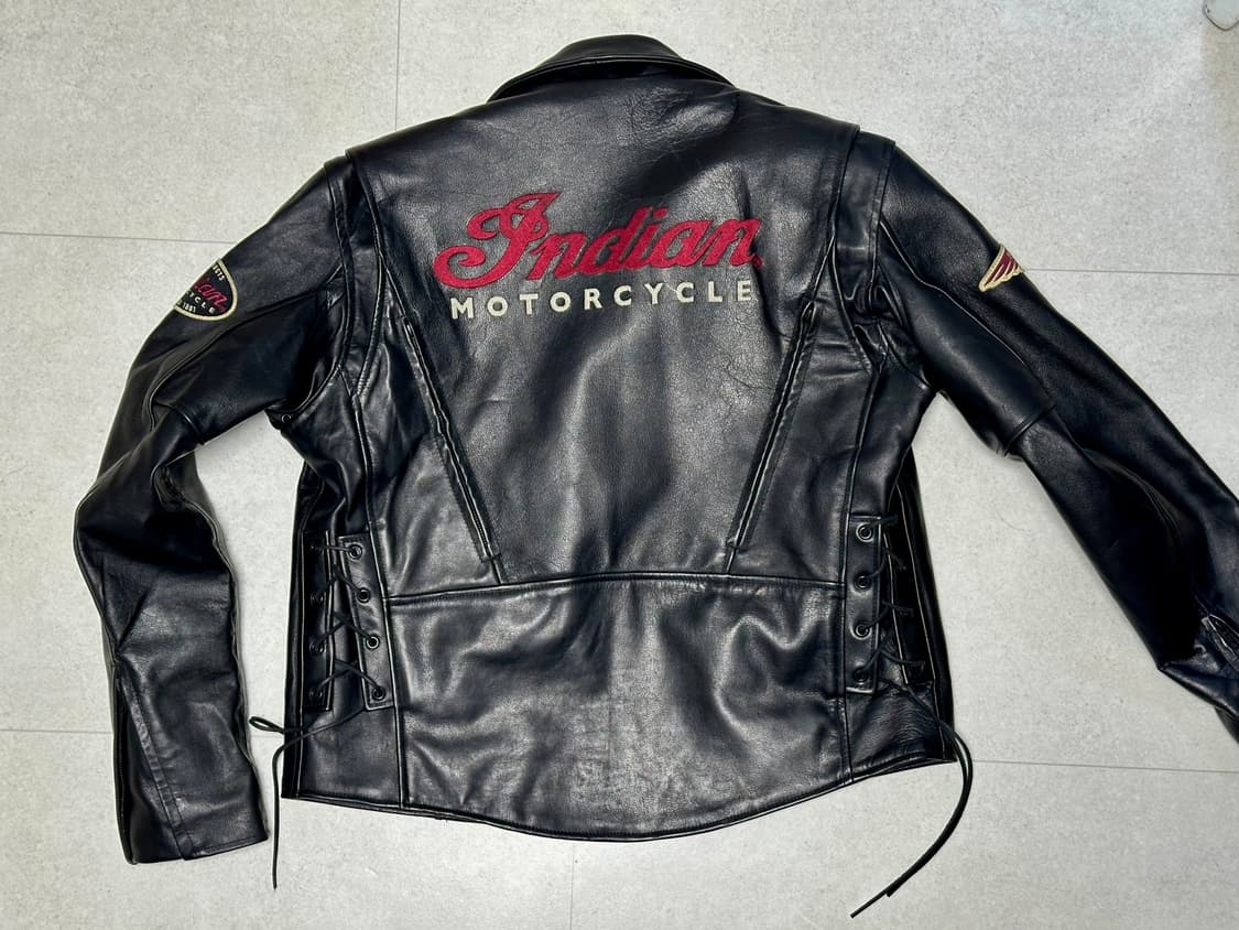 인디언 모터 사이클 홀스하이드 리버티 라이더 자켓 상품이미지5