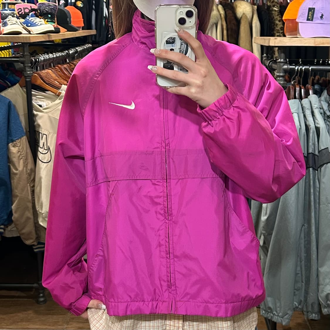 [HI] 나이키 바람막이 핑크  상품이미지1