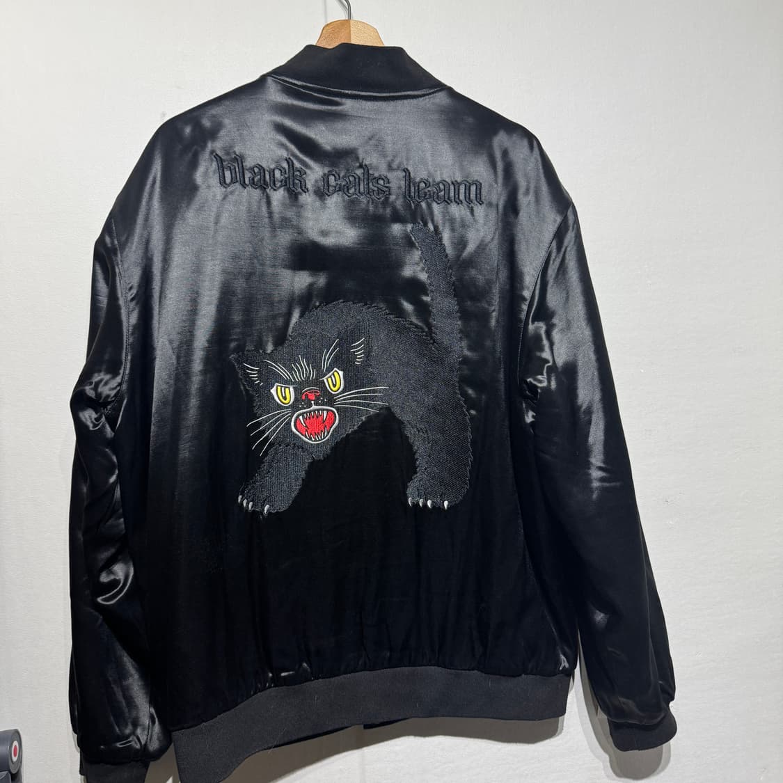 Fetch 블랙캣 사틴 바시티 자켓 xl 상품이미지3