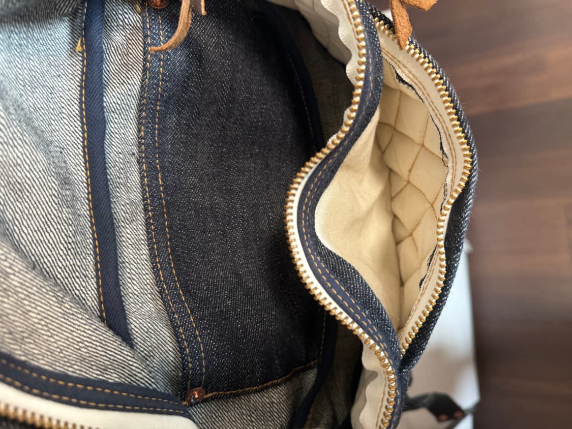 원피스 오브 락 데님 백 one piece of rock 기무라 상품이미지4