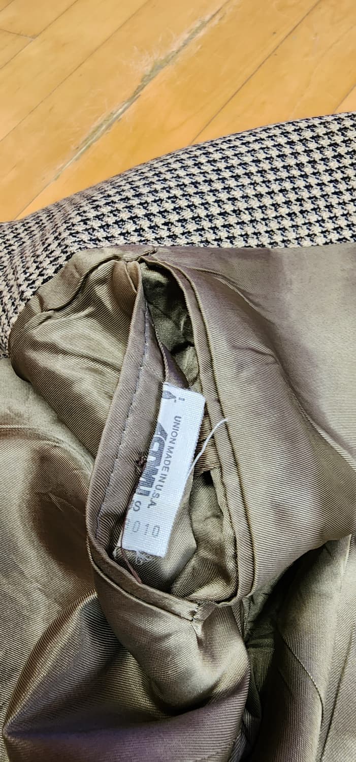 베이지 컬러 3버튼 모직 자켓 3XL~4XL 상품이미지8