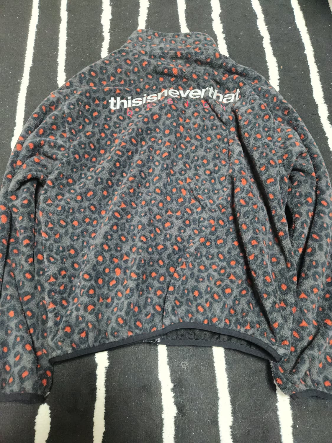 Thisisneverthat FleeceJacket Red Leopard 상품이미지3