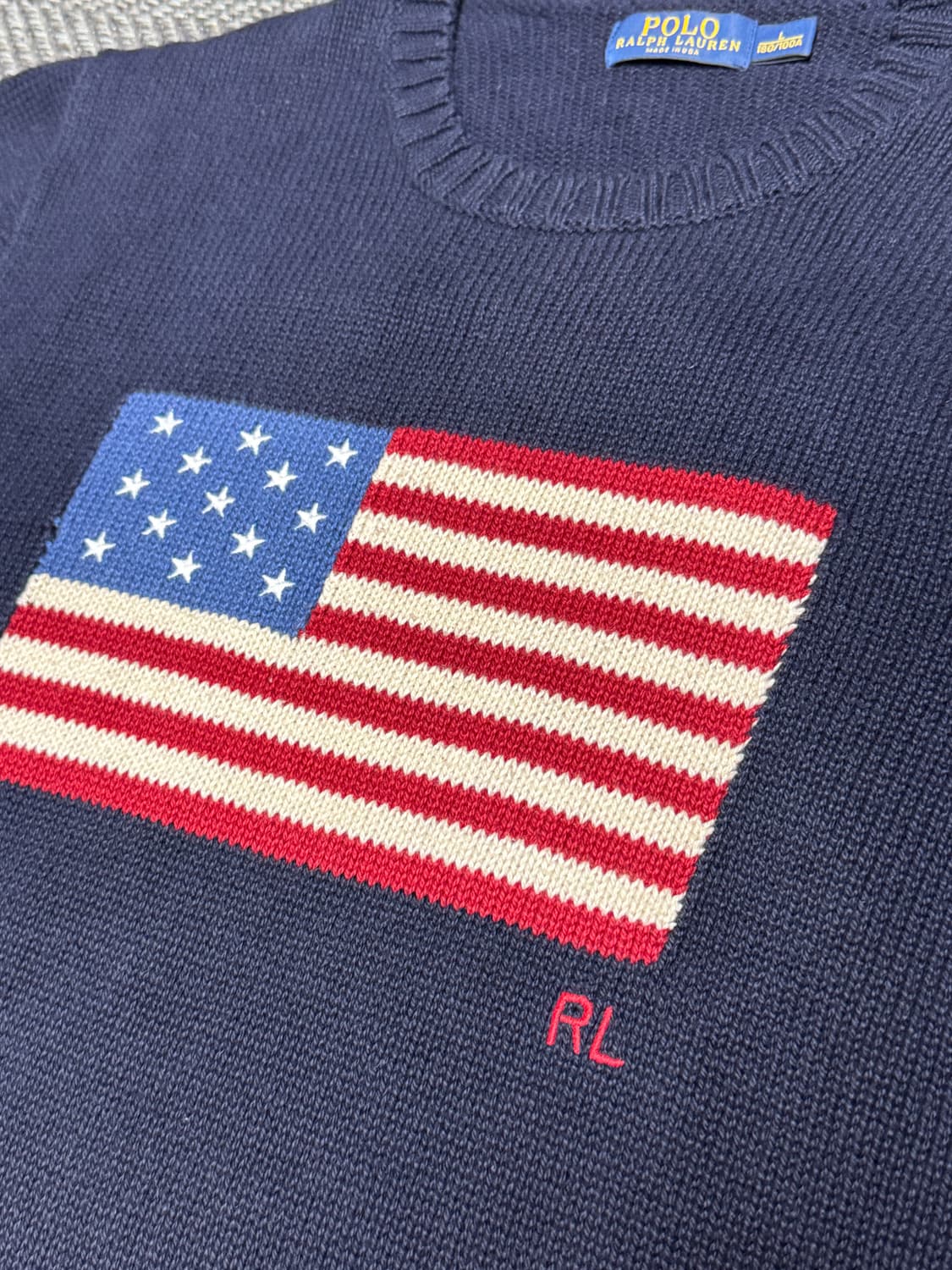 폴로 랄프로렌 성조기 니트 L  (MADE IN USA) 상품이미지3