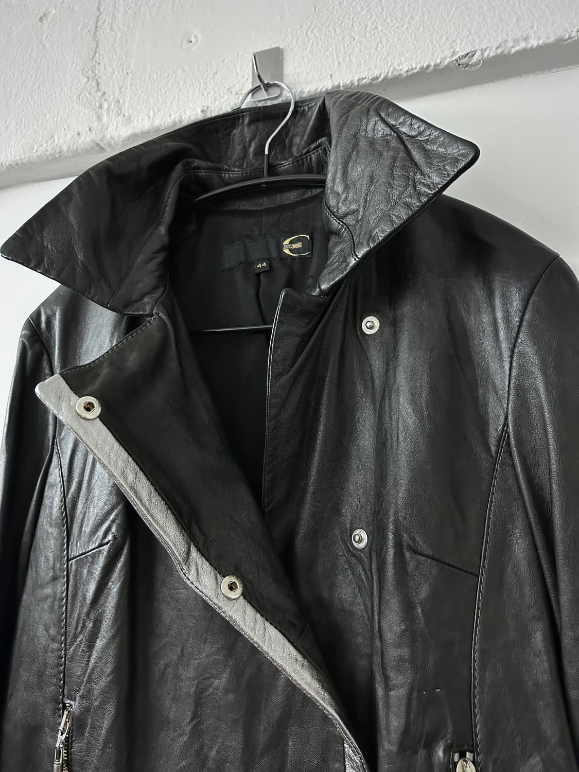 저스트 카발리 실버 라인 램스킨 자켓 상품이미지7