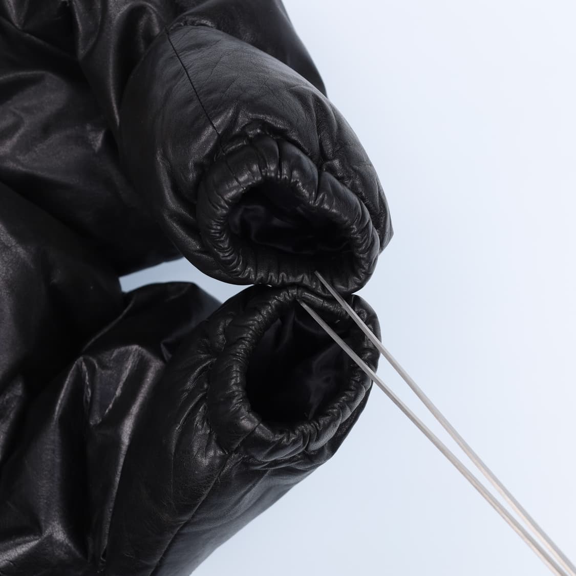 L 일본 빈티지 소가죽 덕다운 푸퍼 패딩 파카 4171 상품이미지6