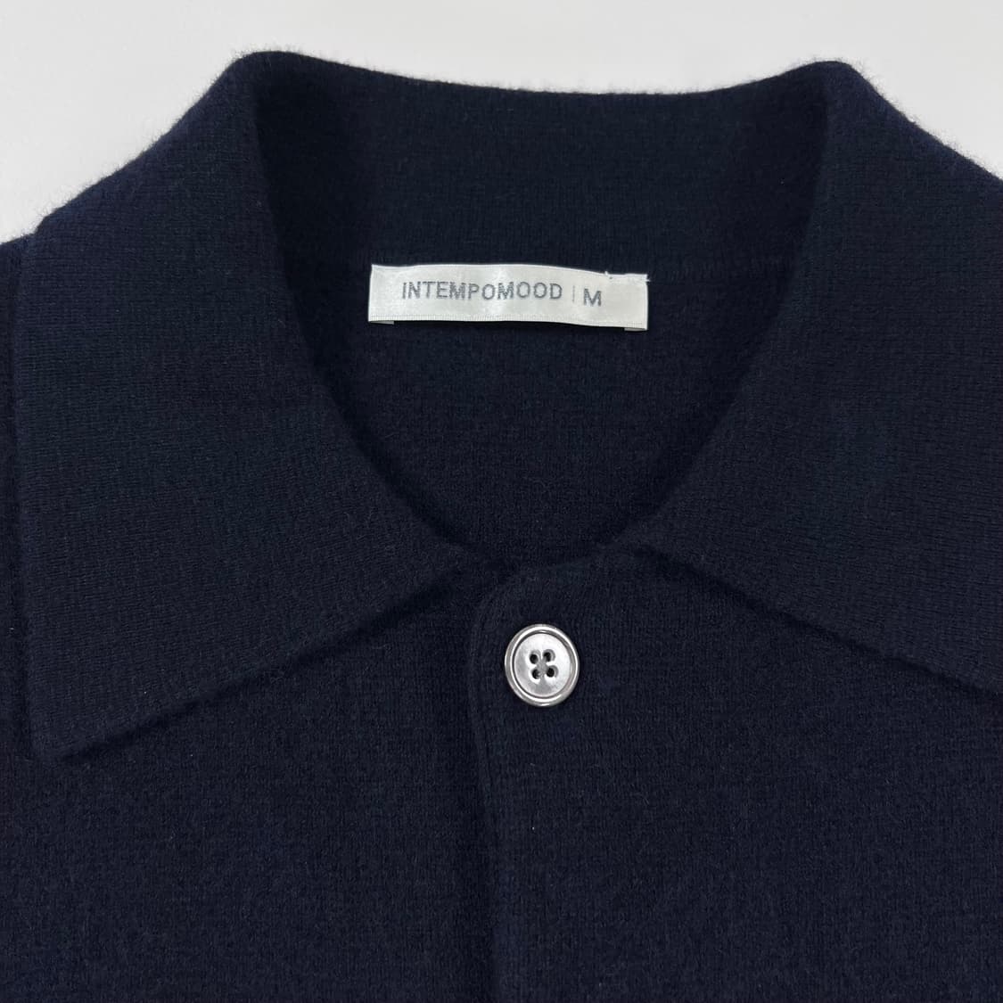 인템포무드 네이비 니트 가디건 상품이미지4