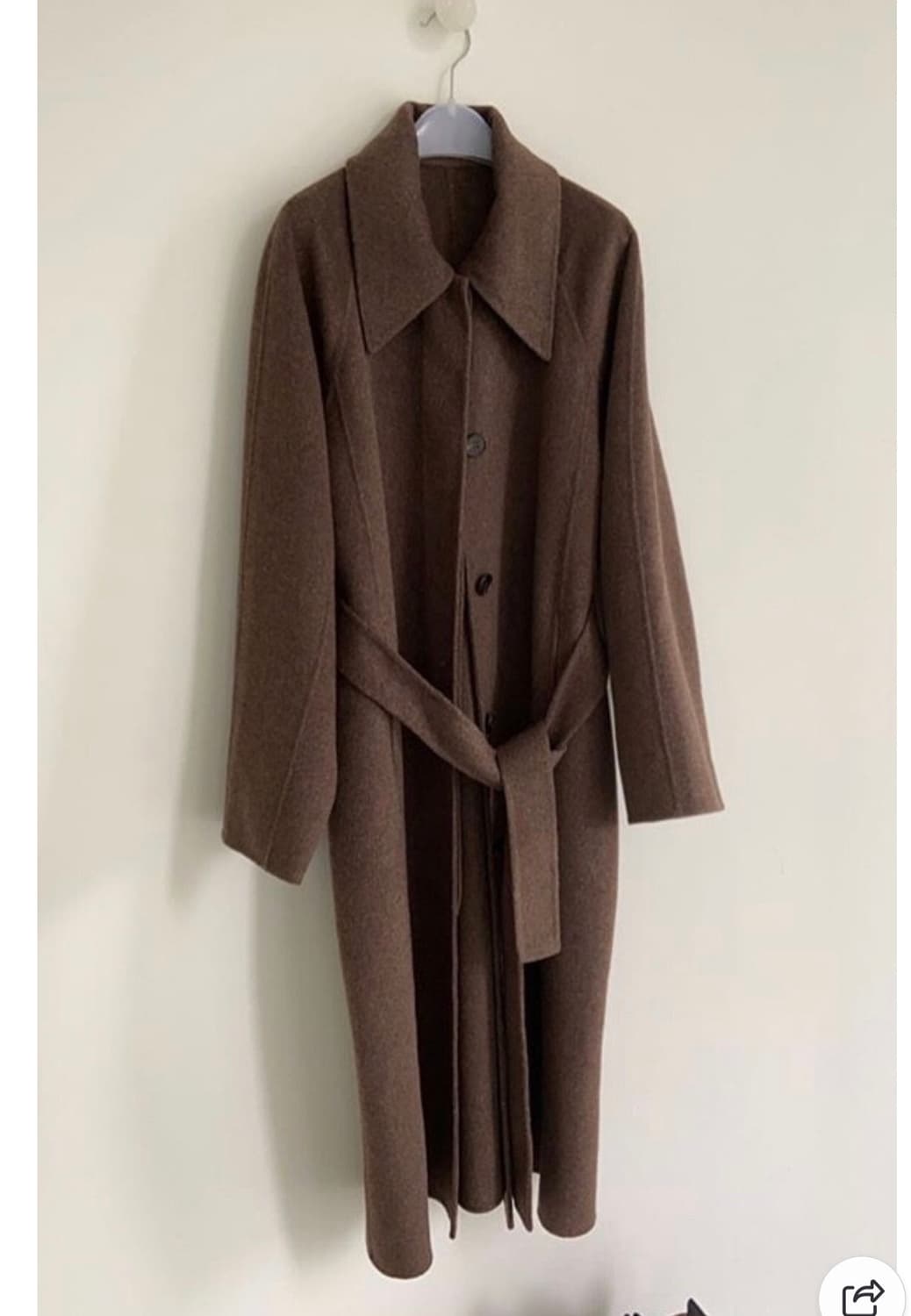 런던플랏 londonflat 르메르 코트 핸드메이드 울코트 브라운 상품이미지7