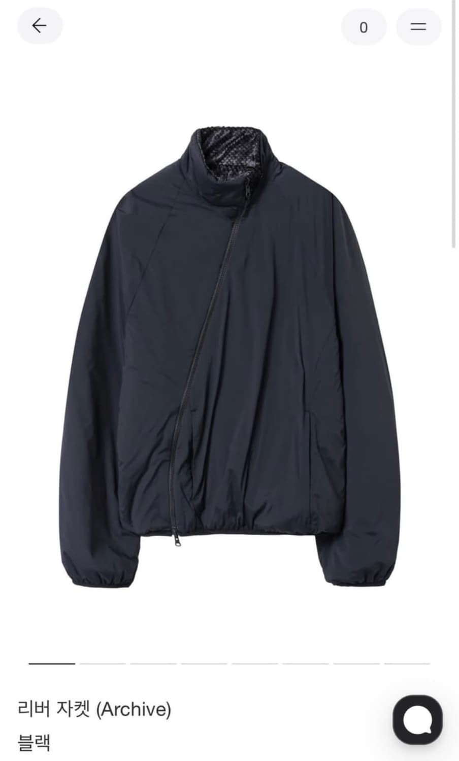 파프 리버자켓 블랙 L 새상품 상품이미지1