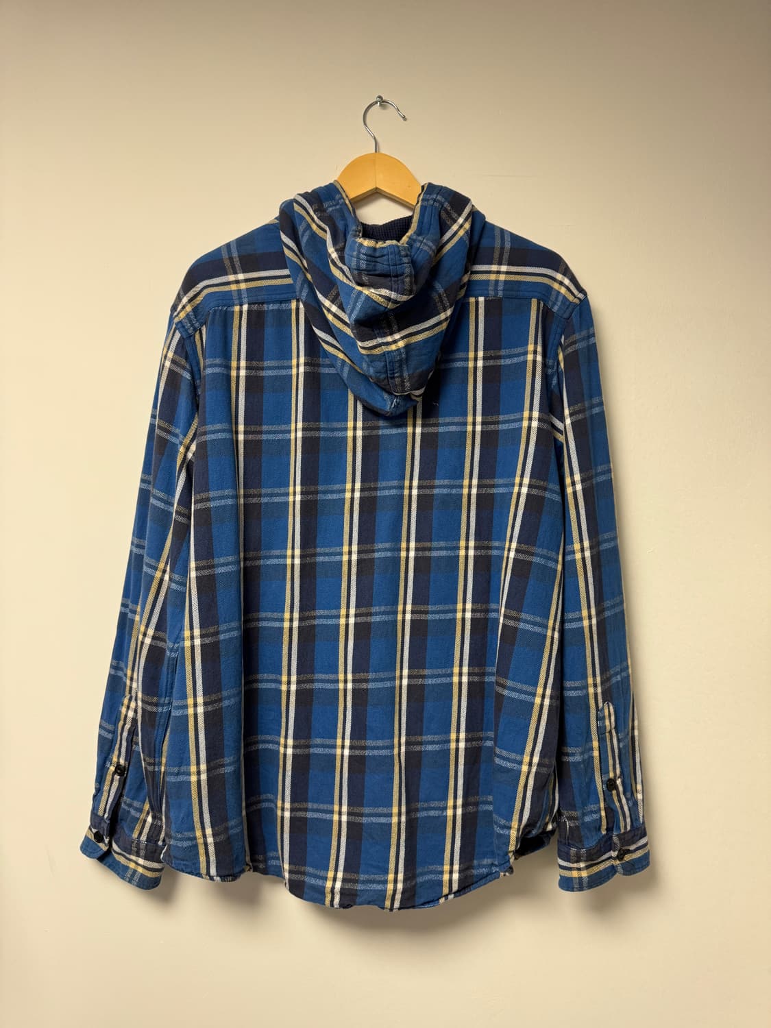 폴로랄프로렌 플란넬 셔츠후드 빈티지 체크남방 90s L 상품이미지5