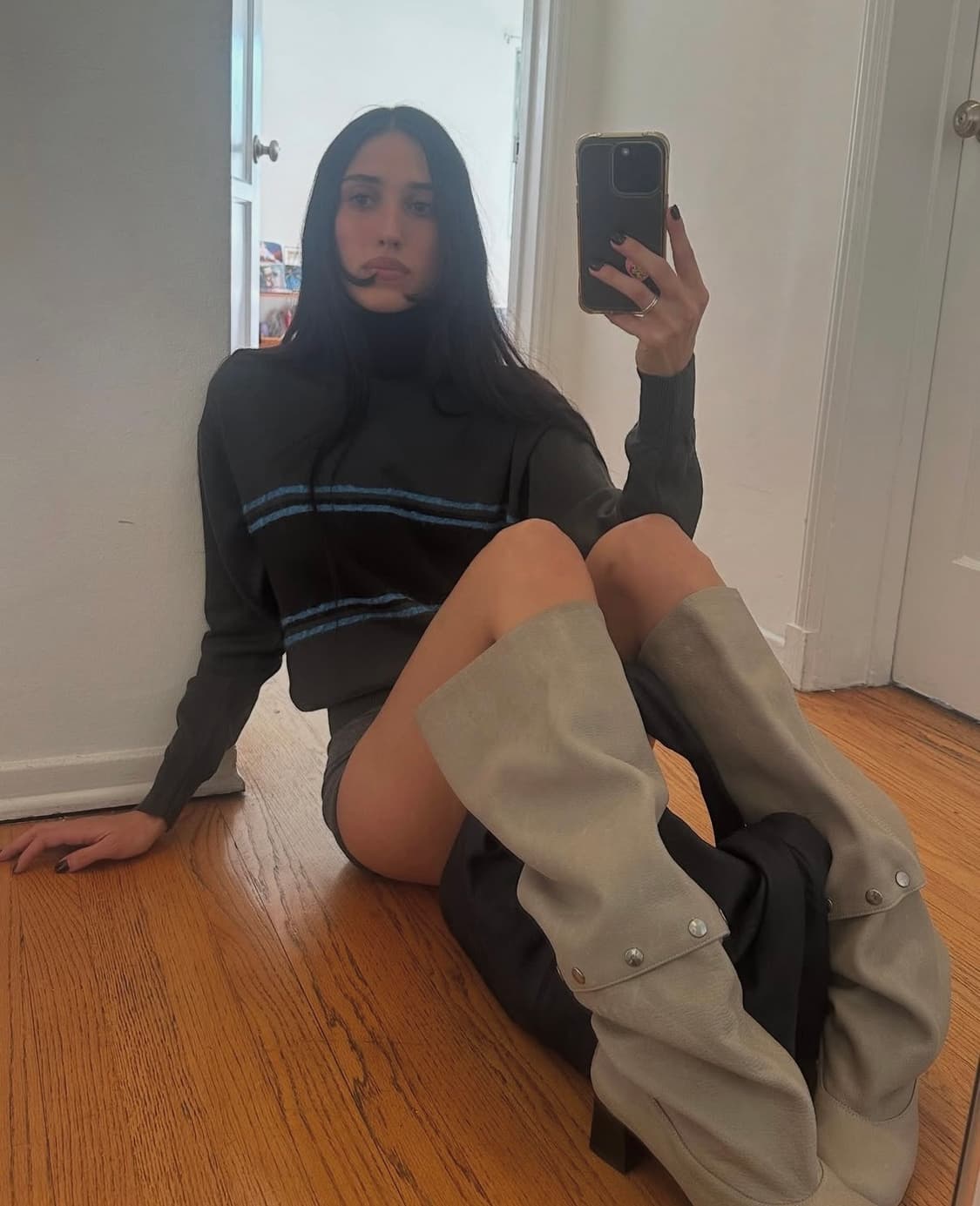 팔로마울 졸리 스냅 부츠 블랙 39 상품이미지8