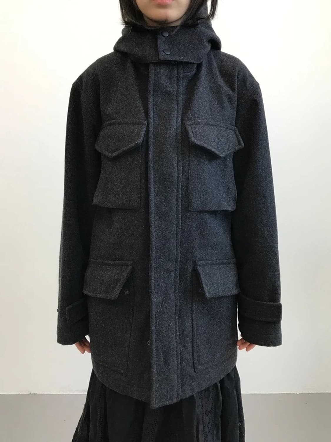 Men’s Bigi Hooded Wool Coat 상품이미지2
