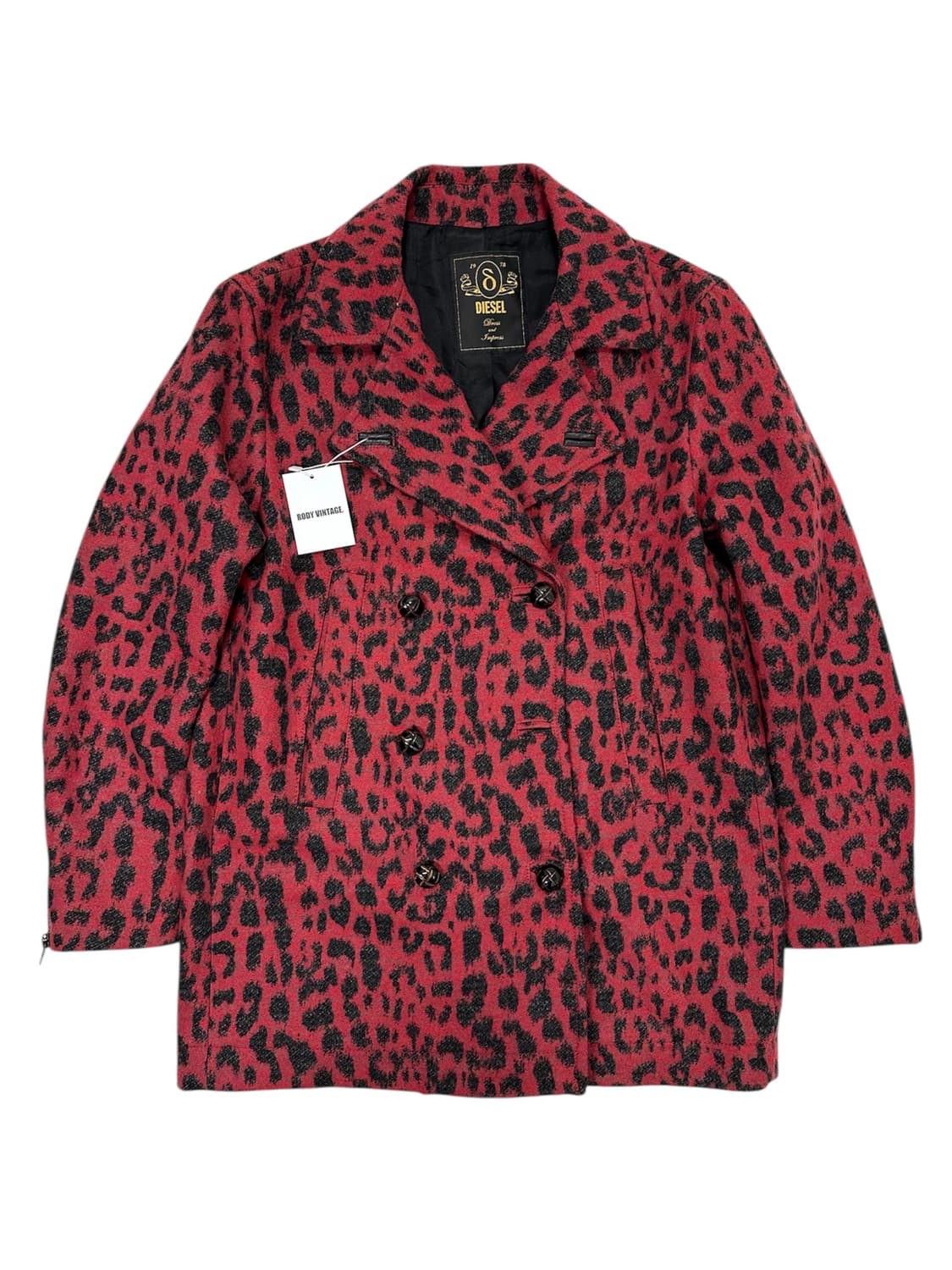 Diesel Leopard Wool Coat 상품이미지1