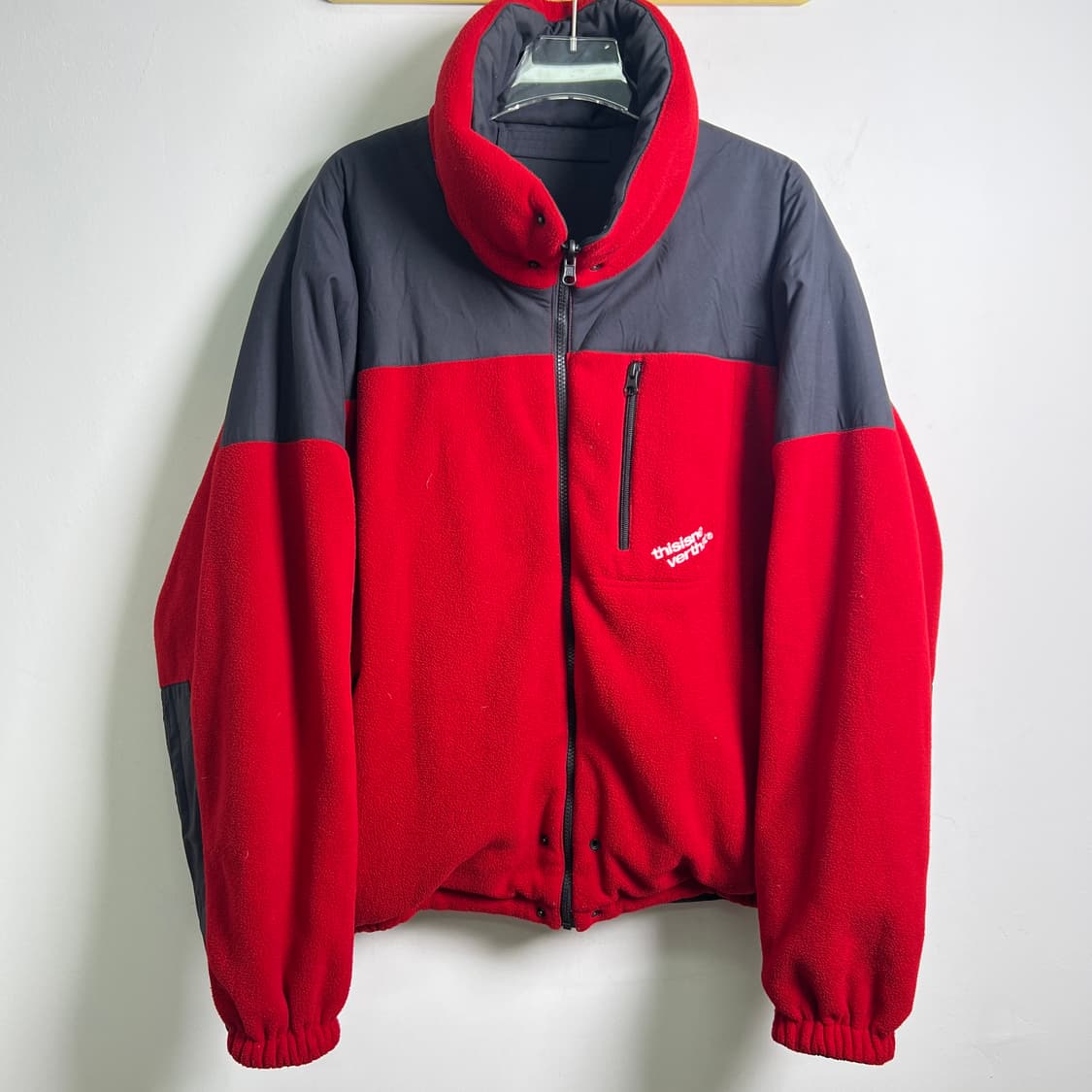 디스이즈네버댓 리버시블 플리스 자켓 L 상품이미지3