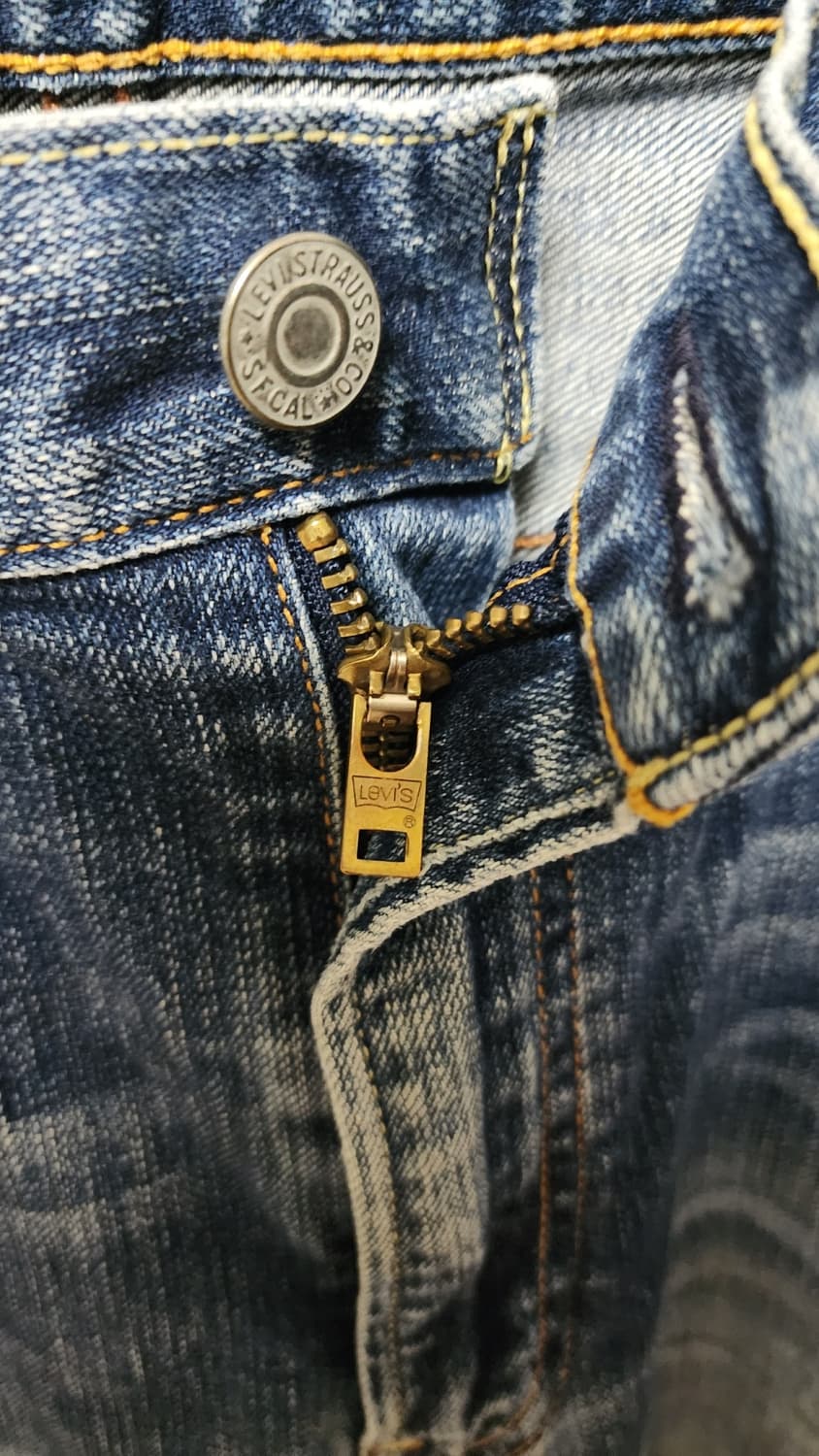 LEVI'S 빈티지 551 데님 워싱 청바지 상품이미지4