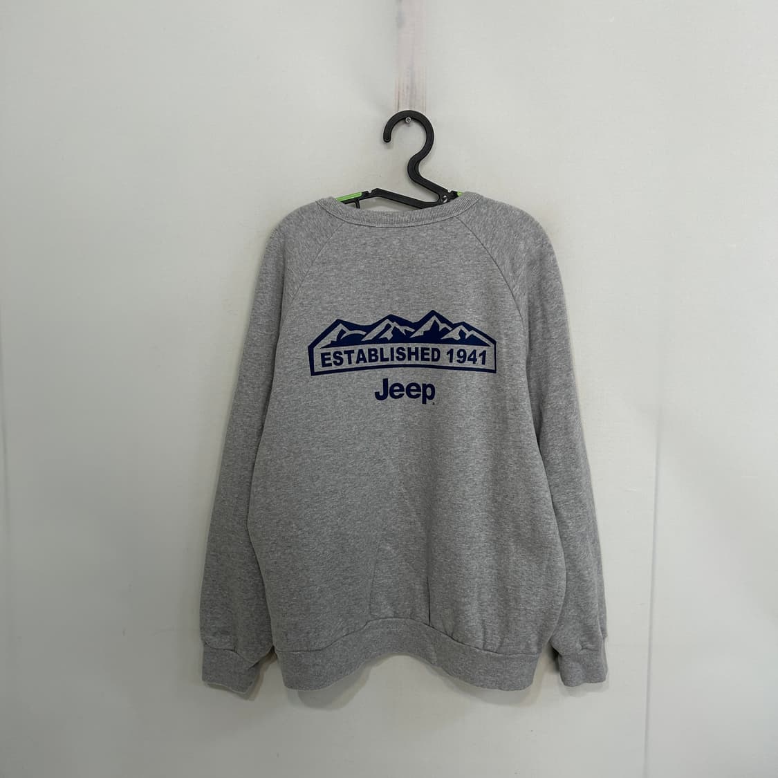 지프 남성 기모 맨투맨 100 상품이미지3