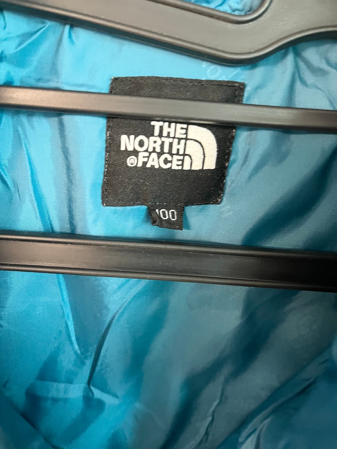 노스페이스 블루 패딩 자켓 (100)  상품이미지4