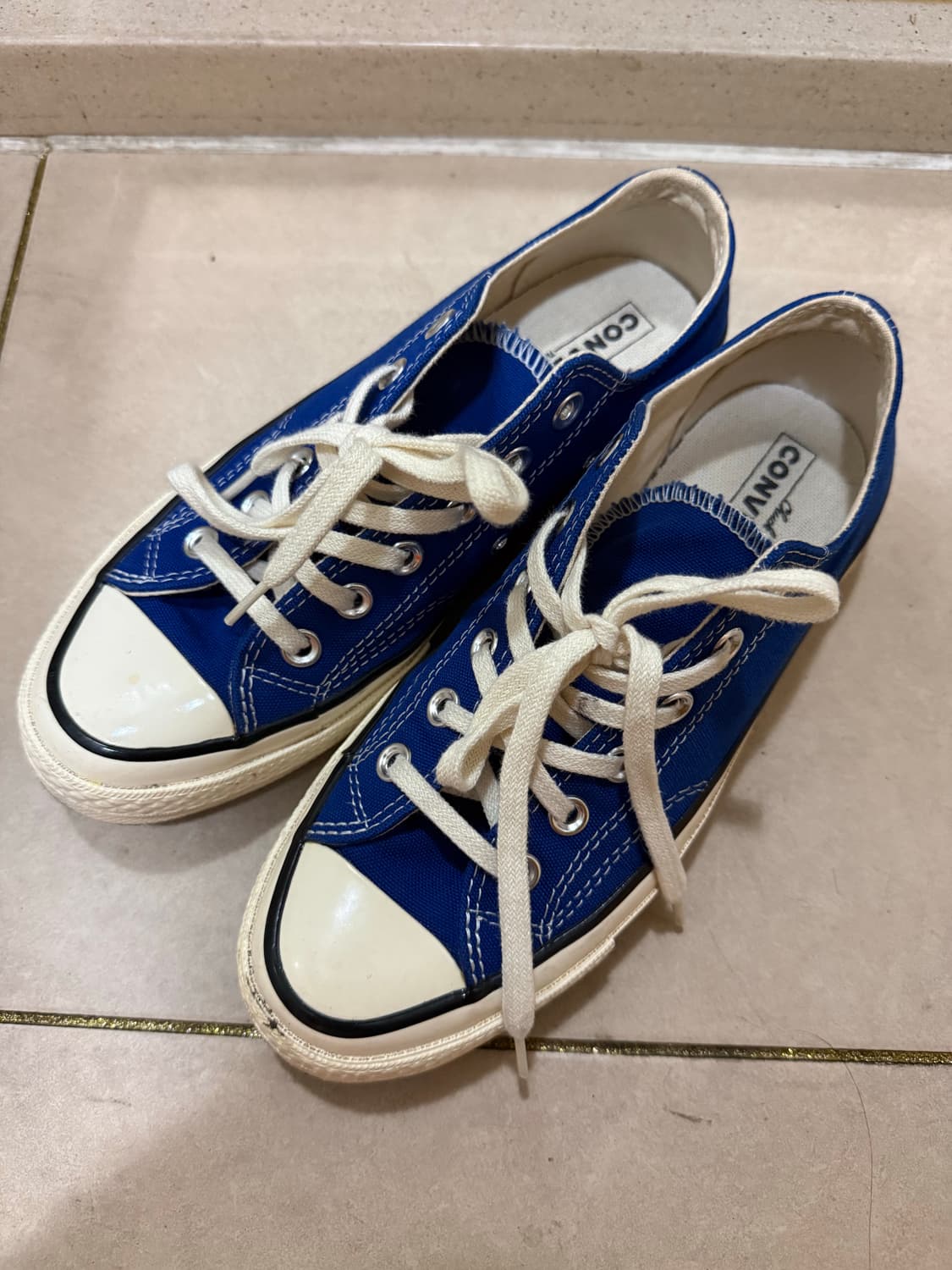 컨버스 스니커즈 로우 블루 상품이미지1
