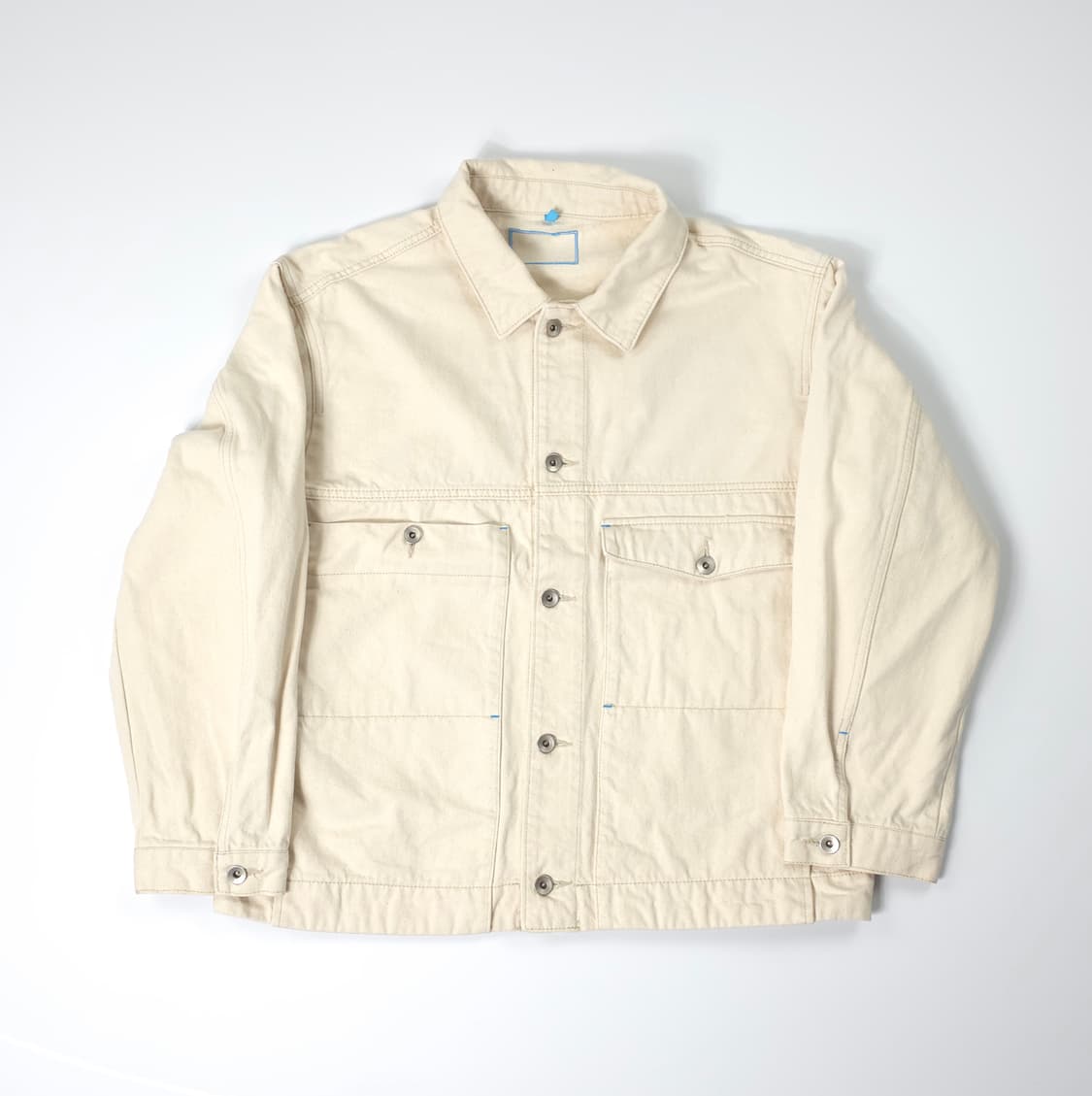 하이드아웃 오버핏 데님자켓 아이보리 (95) 상품이미지1