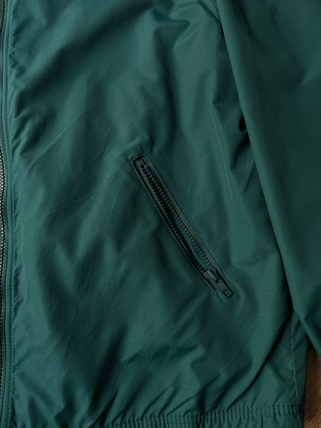 [M]90's 엘엘빈 USA Made 그린 THREE-SEASON 자켓 상품이미지4