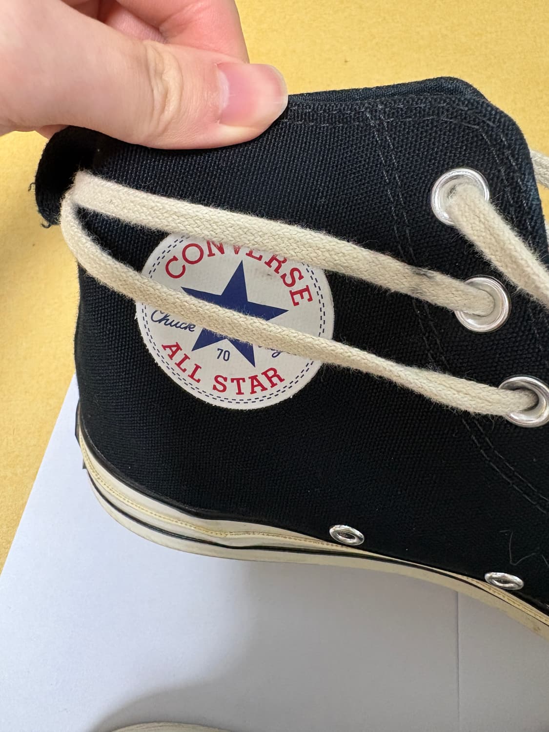 [265] 컨버스 피오갓 에센셜 척테일러 블랙 상품이미지7