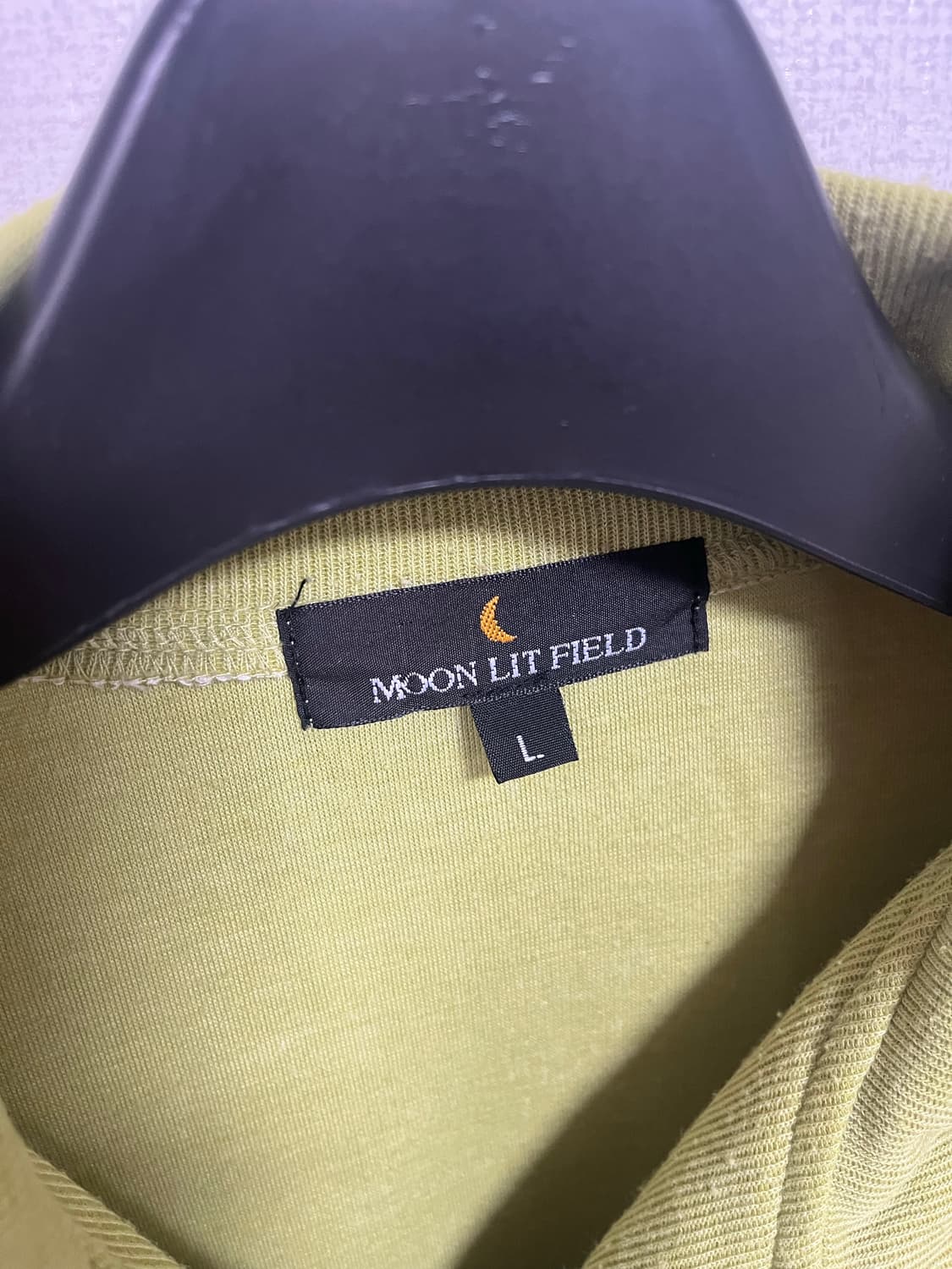 일본 빈티지 라임색 집업 L 상품이미지3