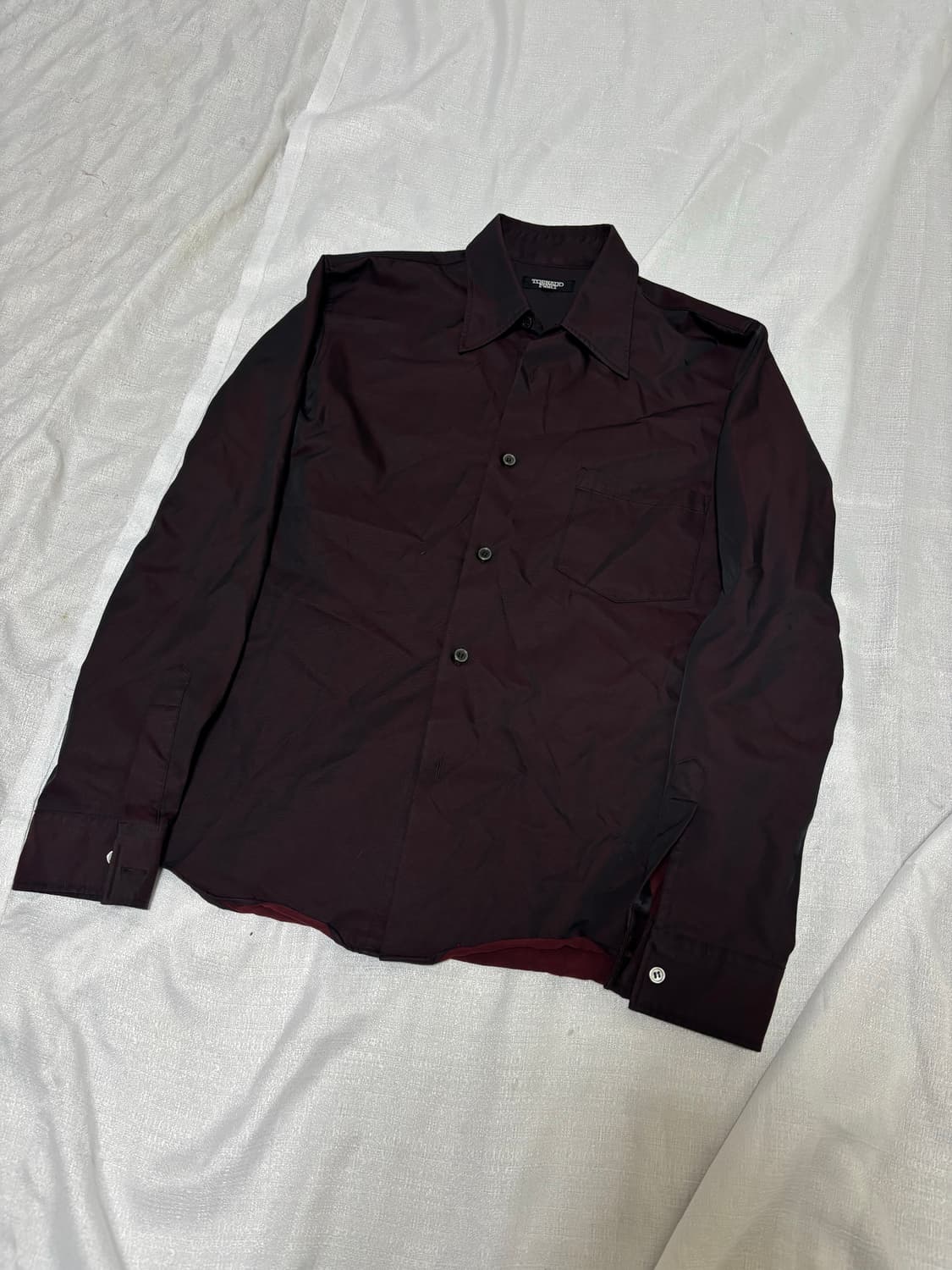 “Tornado Mart” Burgundy V-Kei Mood Shirt 상품이미지7