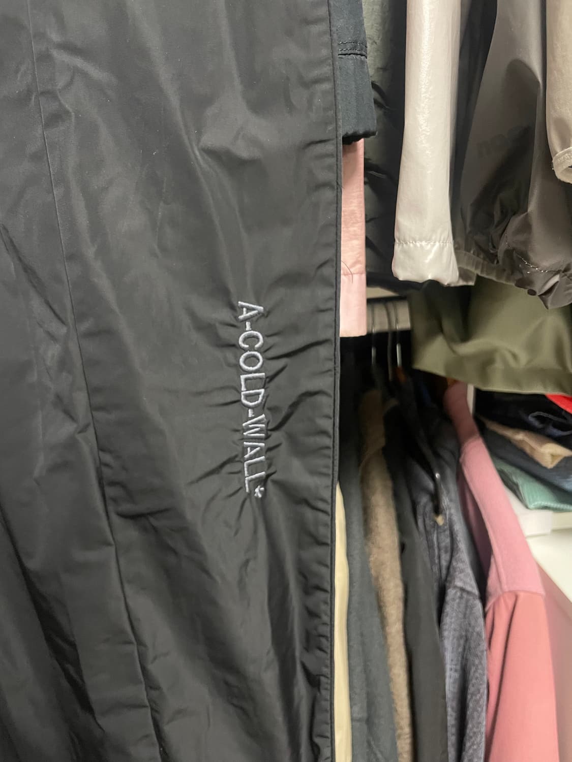 [m] 어콜드월 ACW 블랙 트랙 팬츠 상품이미지3