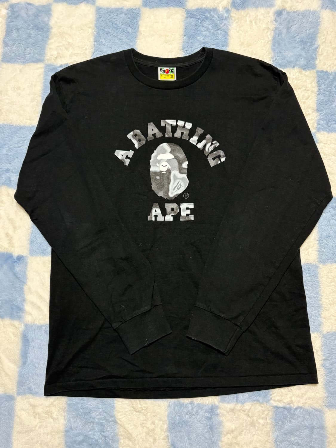 bape 블랙 롱슬리브 XL 상품이미지2
