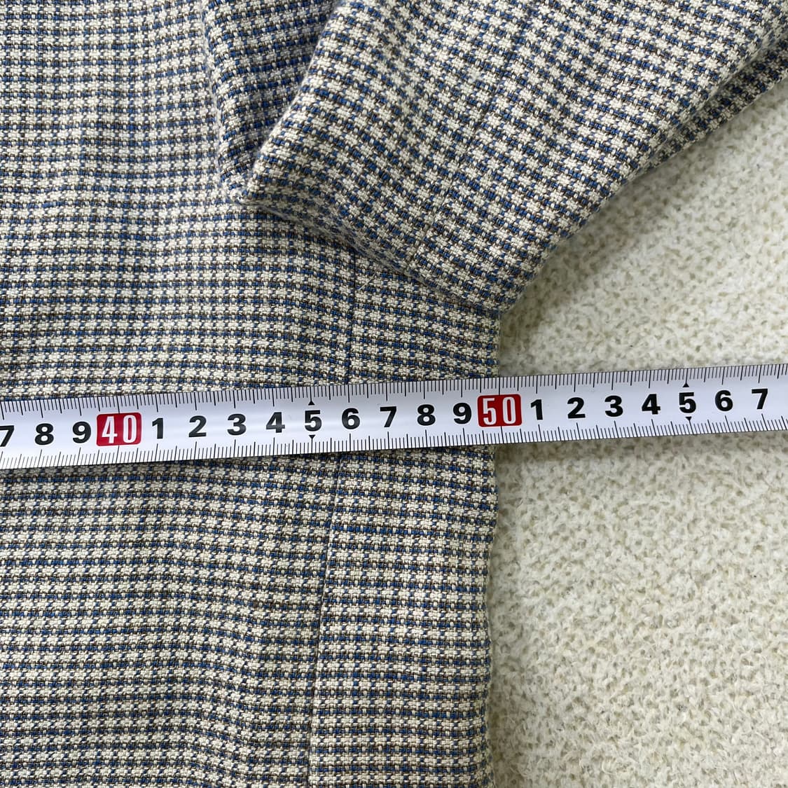 42 베네통 여성 체크 자켓 0423M 상품이미지6