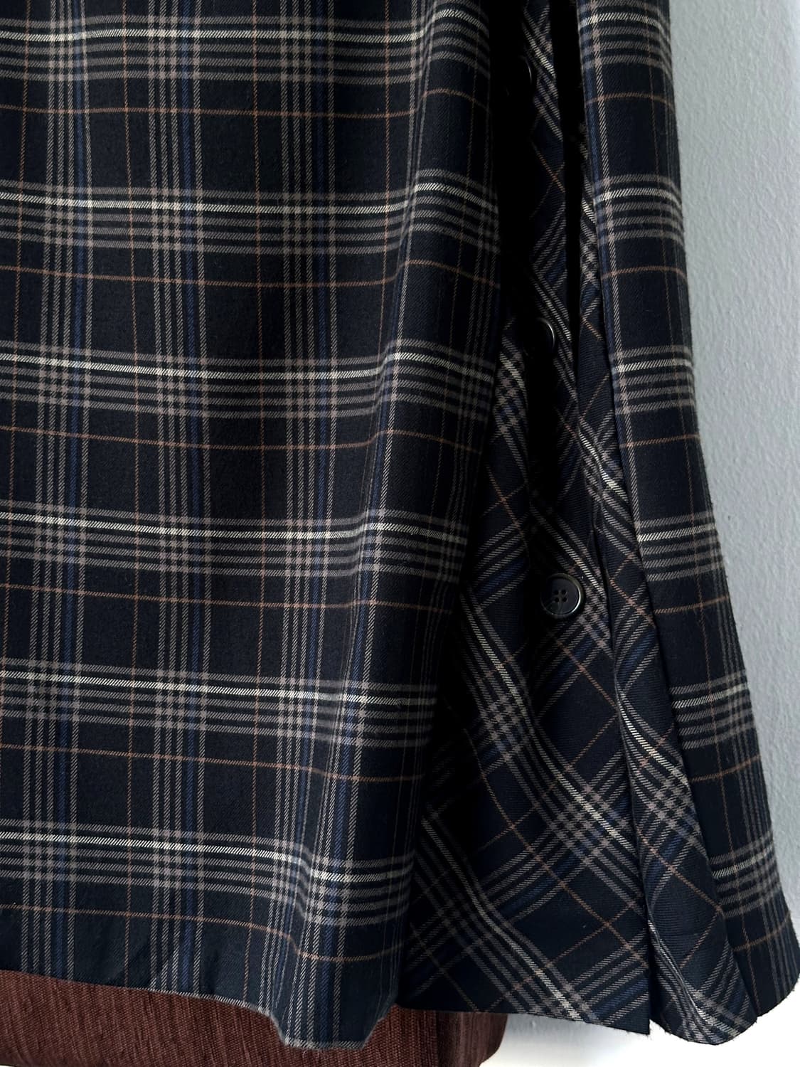 Felted fabric fake panel loose skirt 상품이미지8