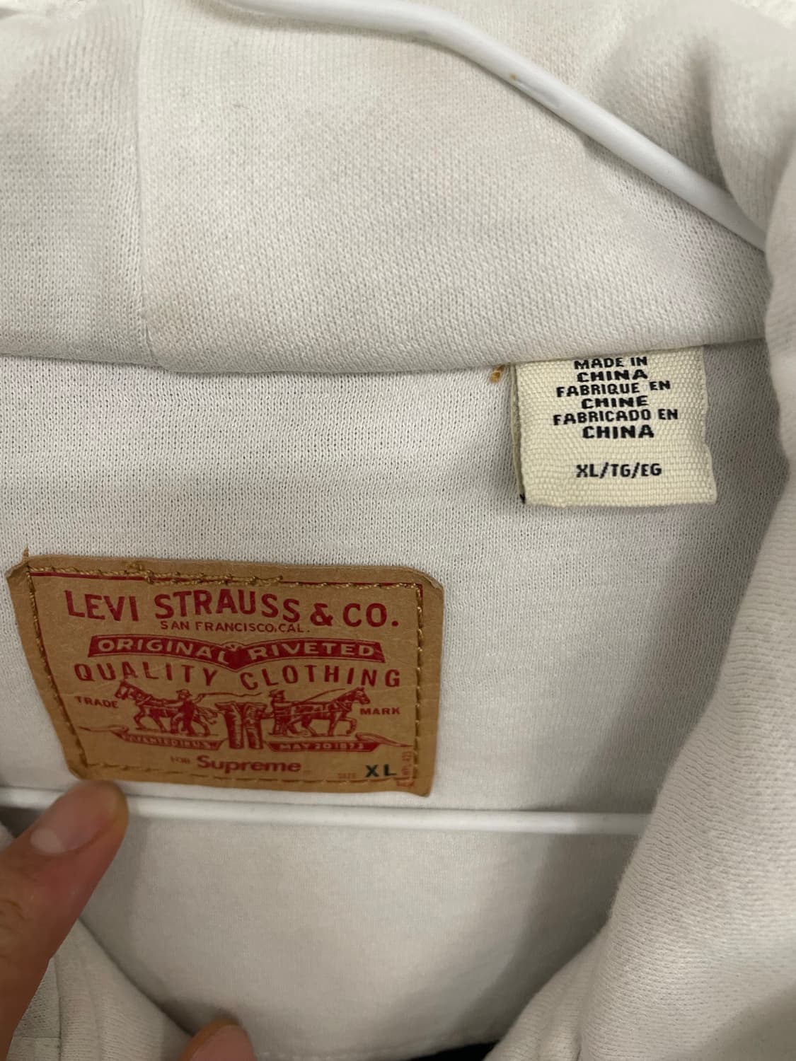 [XL] 슈프림 리바이스 콜라보 데님 트러커 상품이미지3