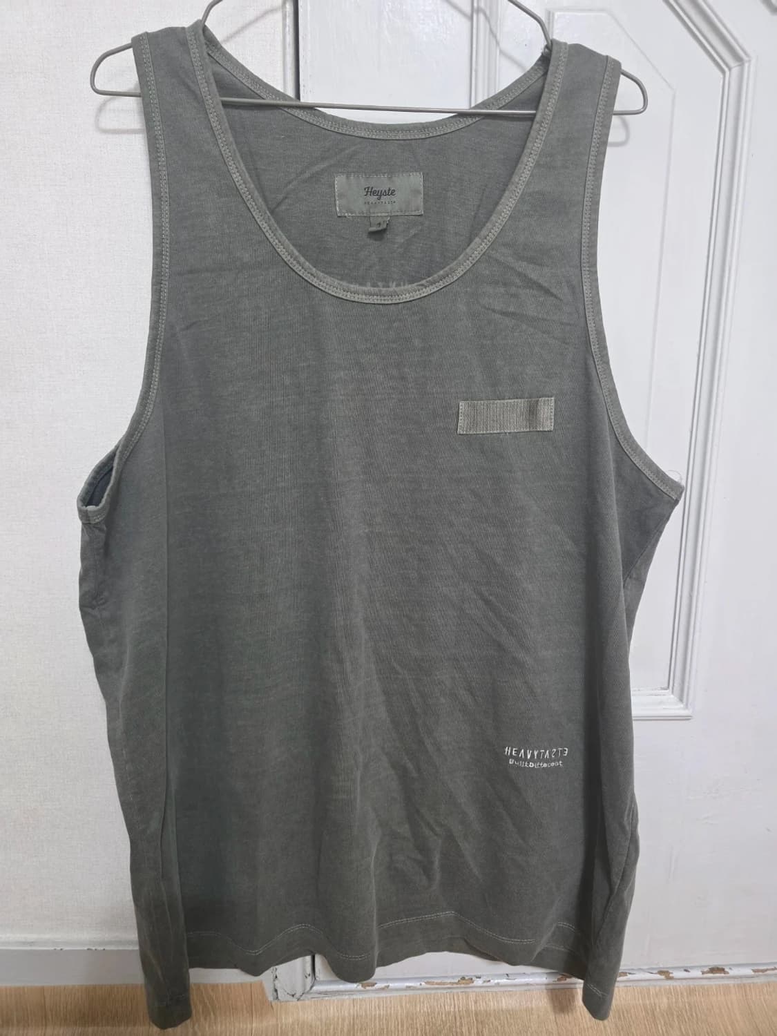 헤이스트 빈티지 워싱 슬리브리스 나시 1사이즈 상품이미지2